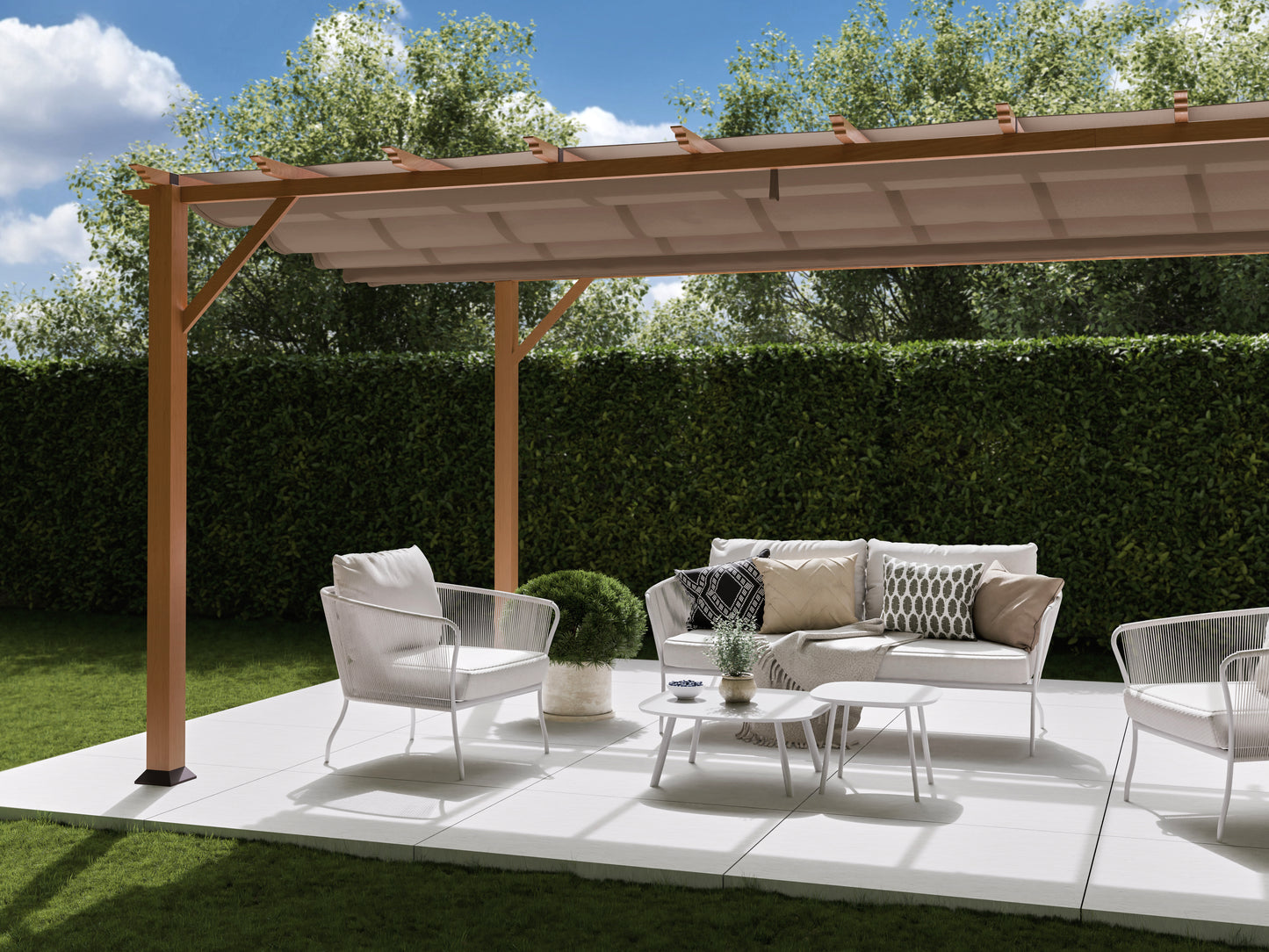 Florence Soft Top Pergola