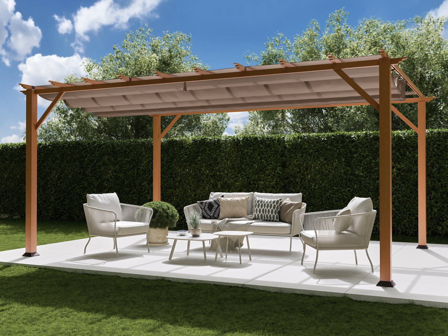 Florence Soft Top Pergola