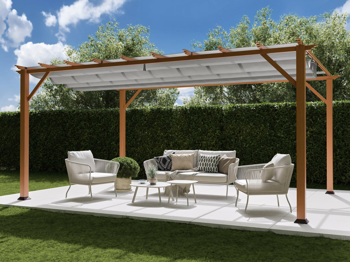 Florence Soft Top Pergola