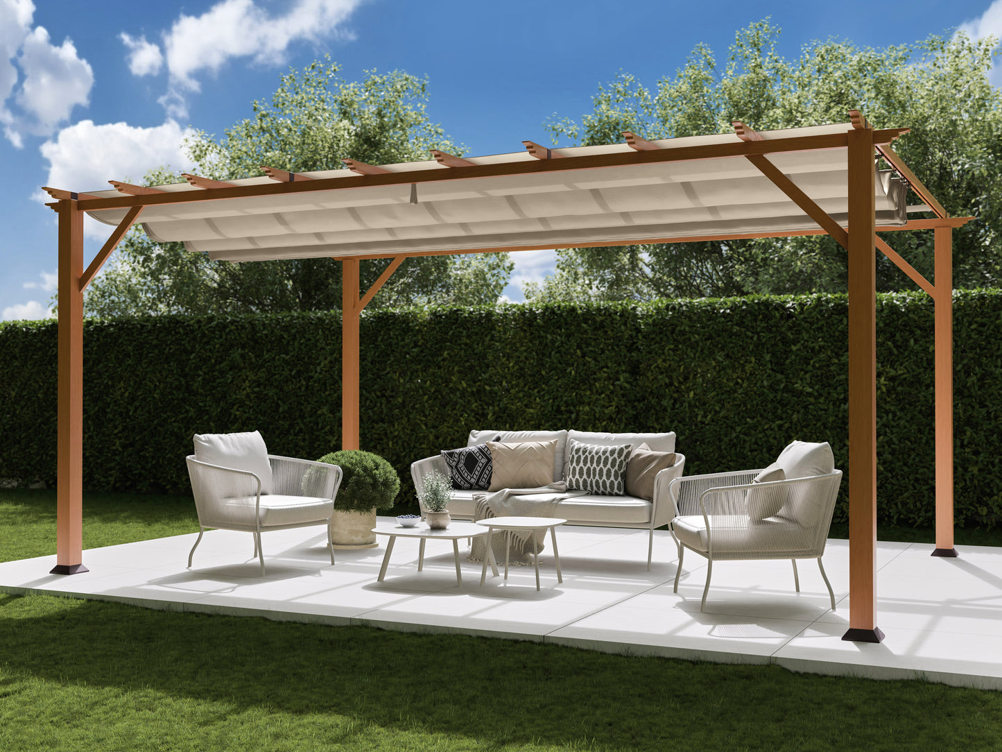 Florence Soft Top Pergola