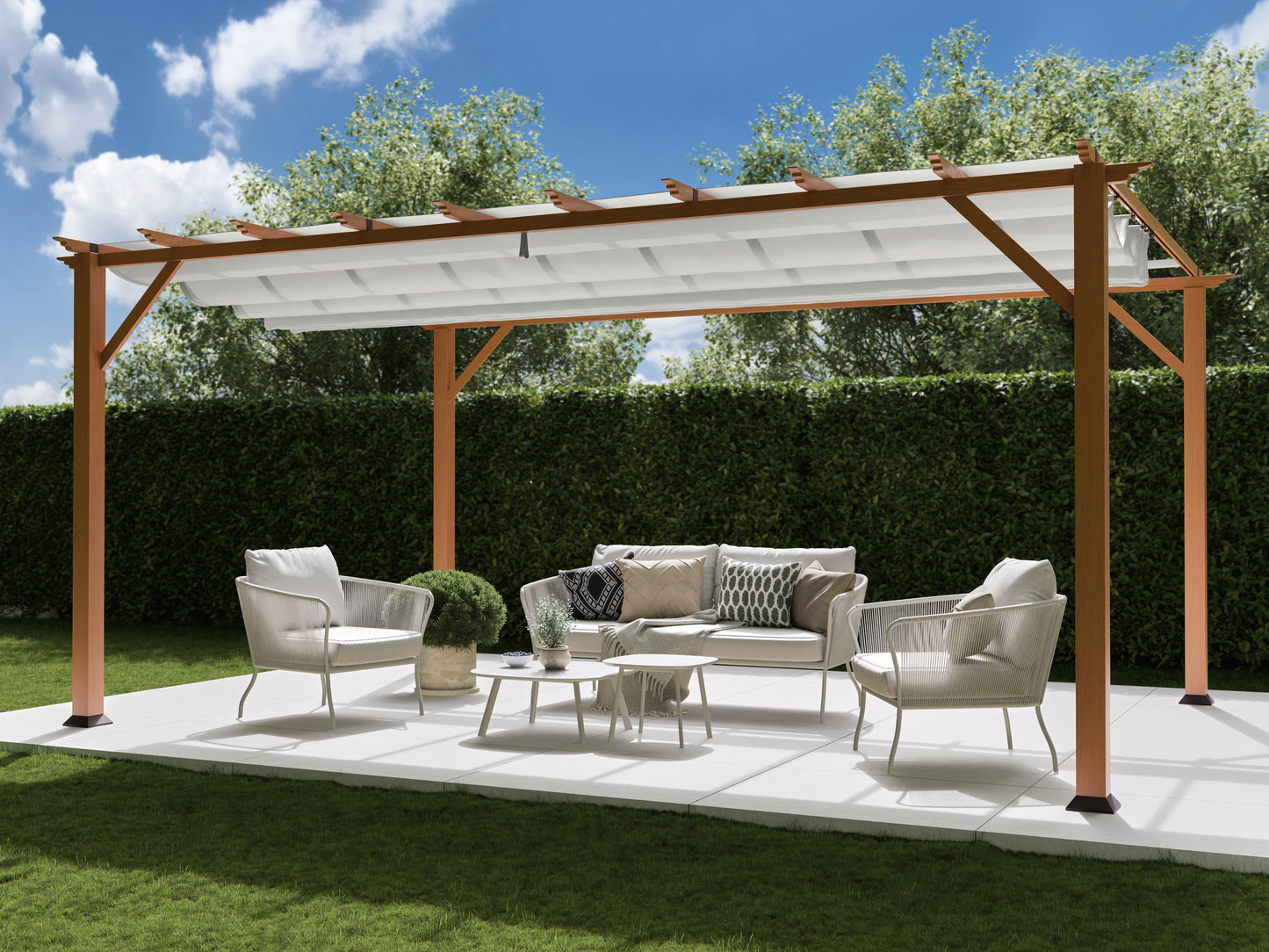 Florence Soft Top Pergola