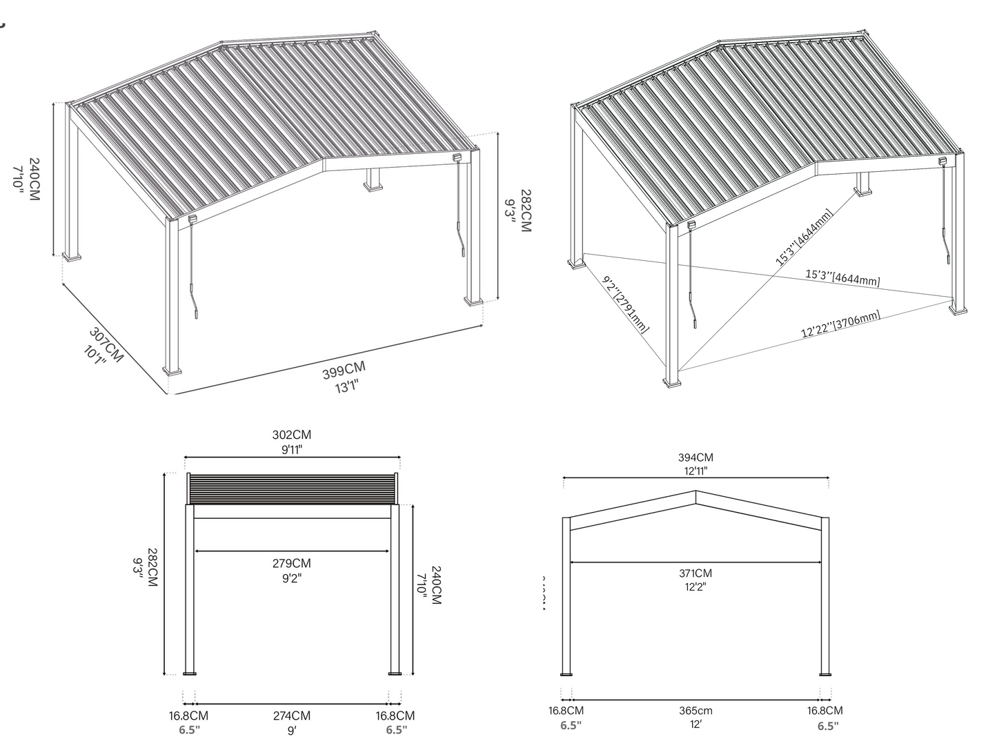 Icon Louvered Pergola