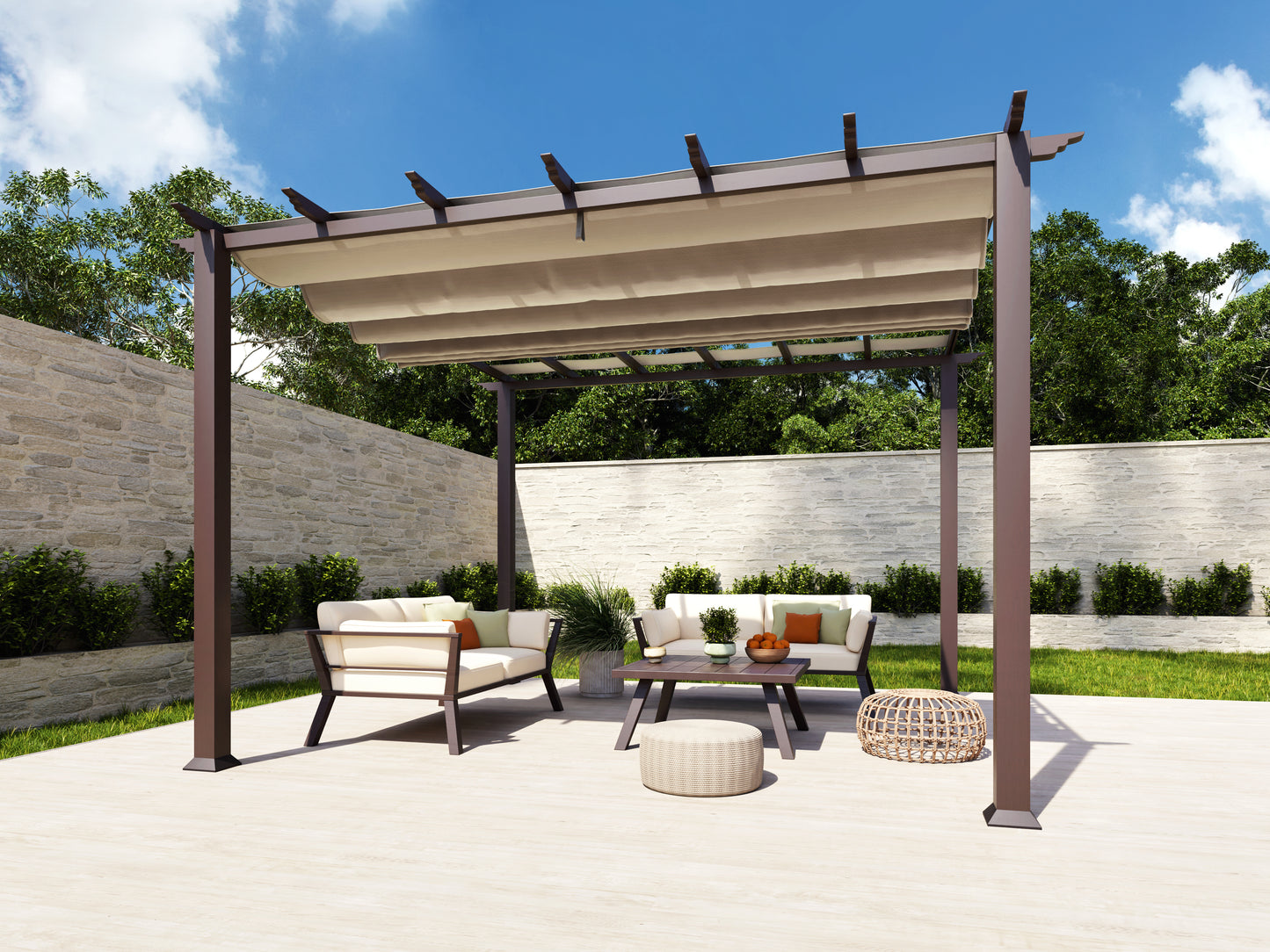 Florence Soft Top Pergola