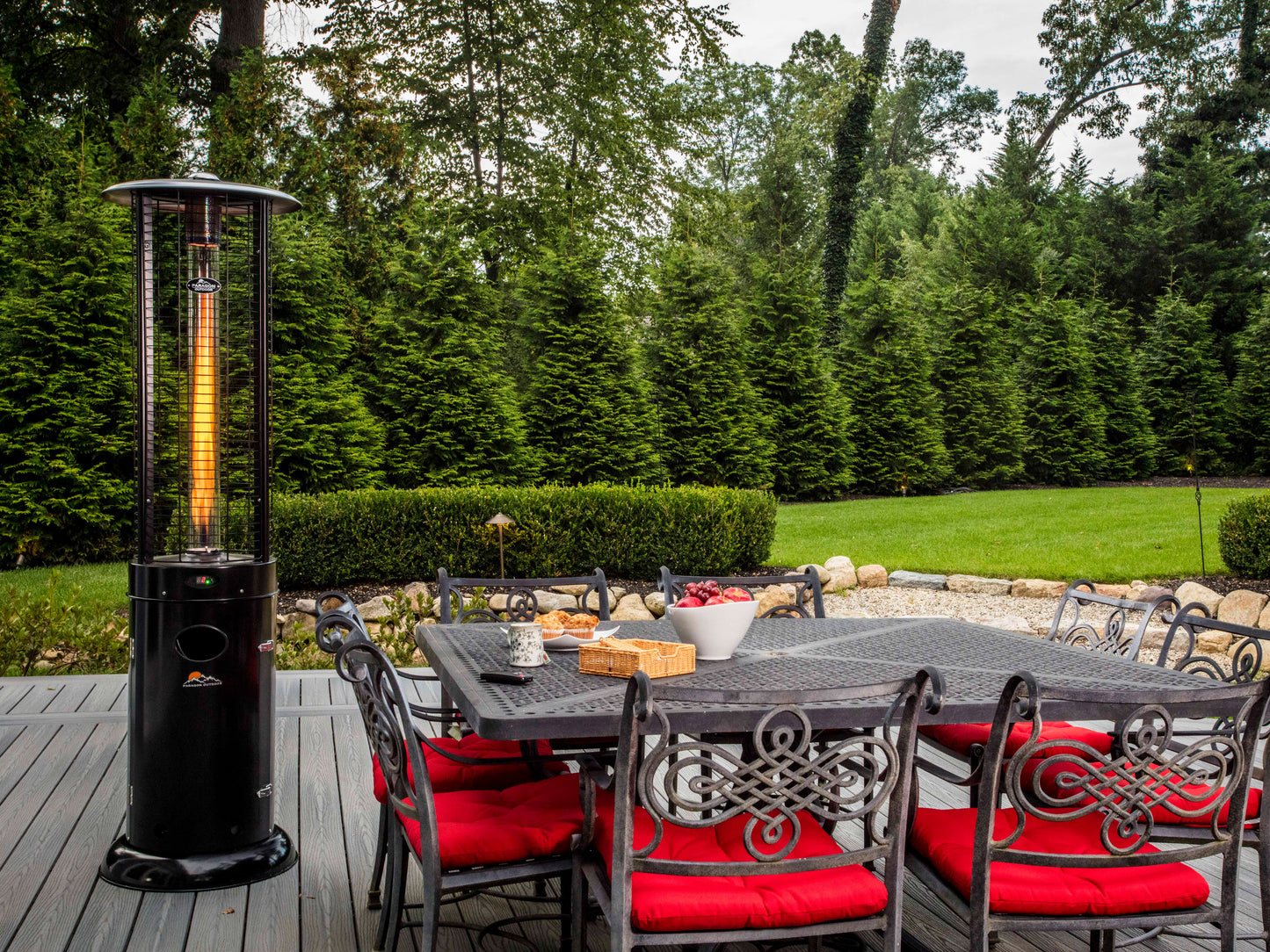 35,000 BTU Illume Digital Round Tower Heater with Remote Control