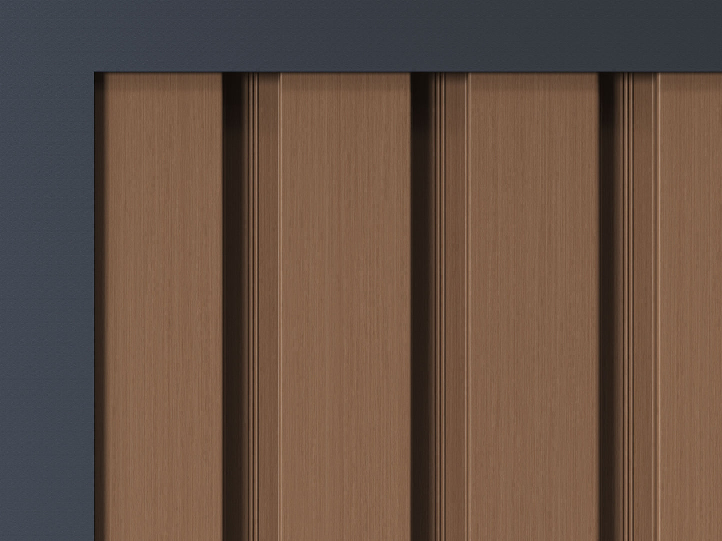 Solid Composite Privacy Wall