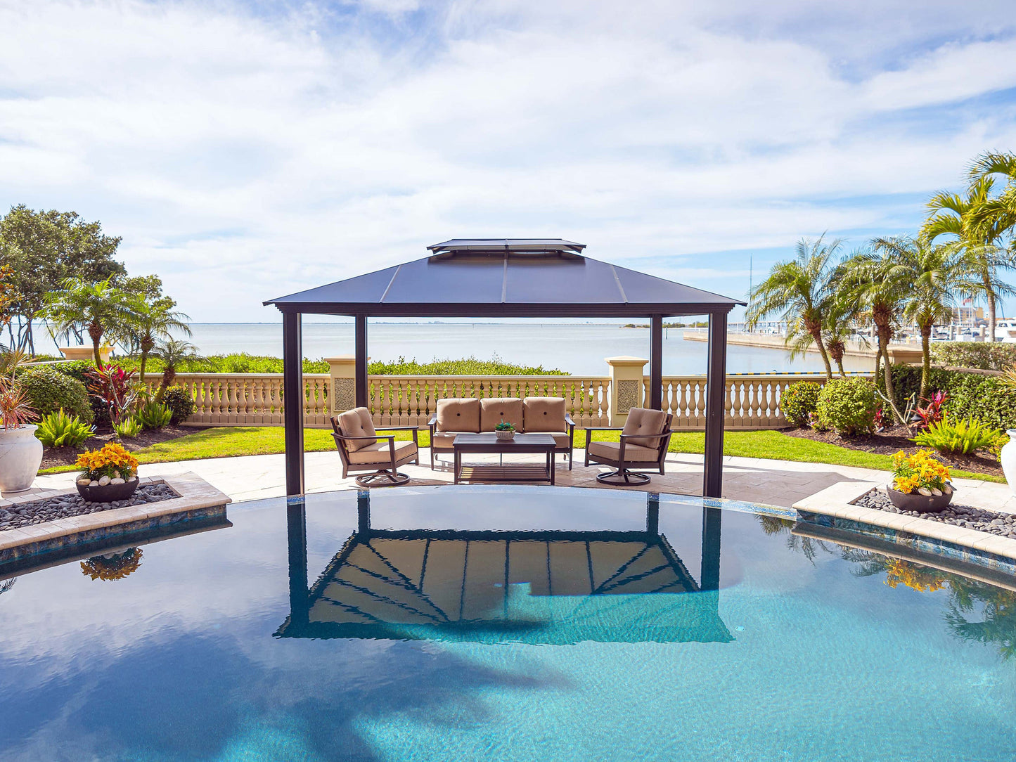 Santa Monica Hard Top Gazebo