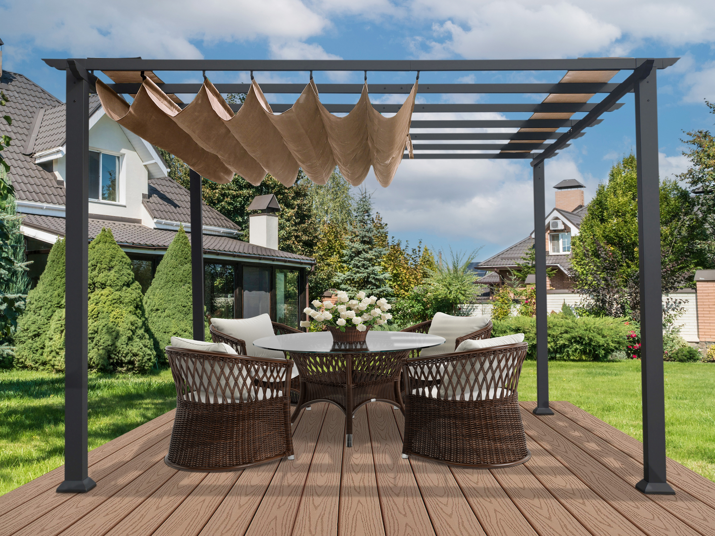 Florence Soft Top Pergola
