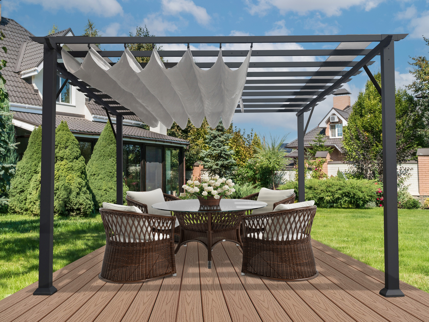 Florence Soft Top Pergola