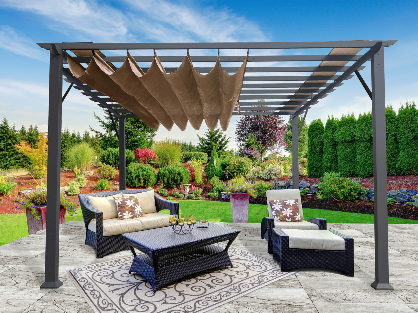 Florence Soft Top Pergola