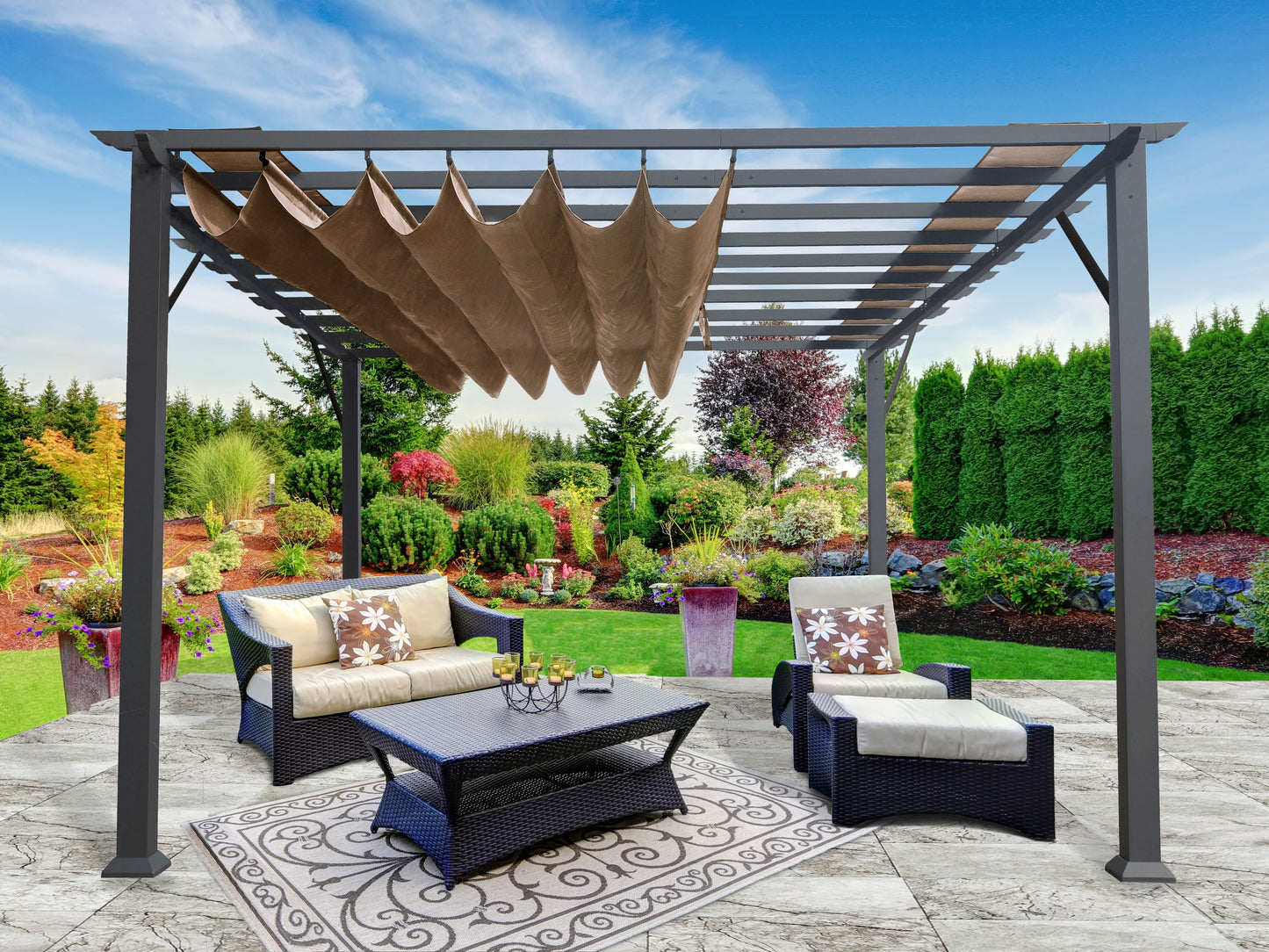 Florence Soft Top Pergola