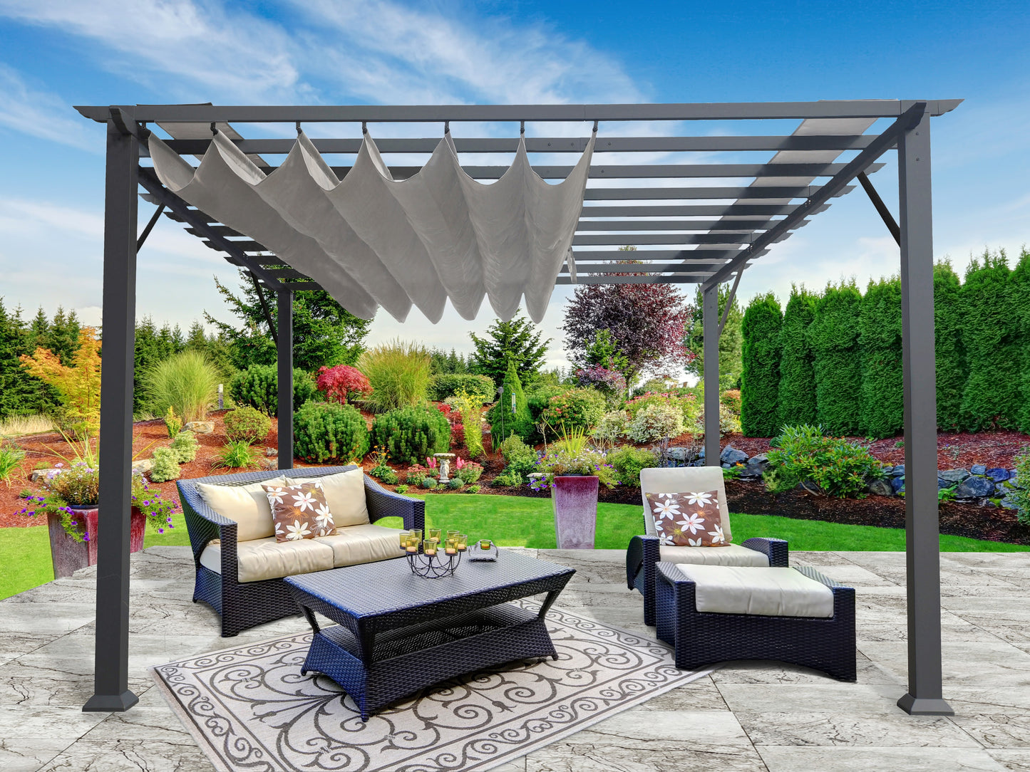 Florence Soft Top Pergola