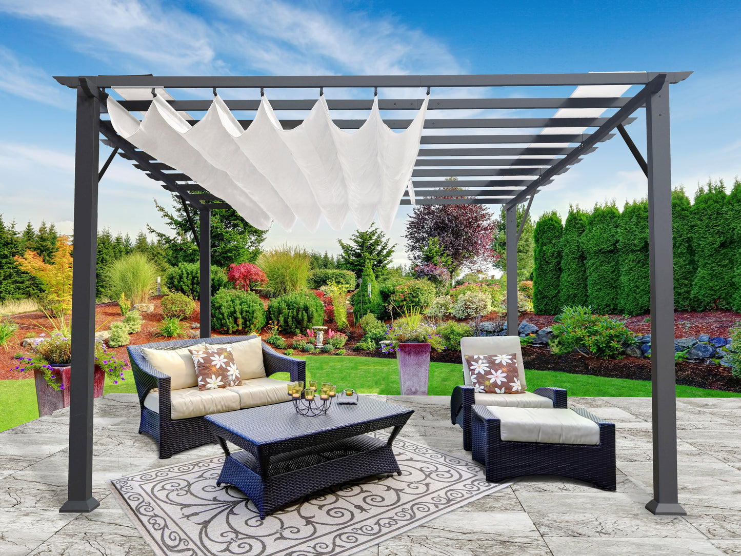 Florence Soft Top Pergola