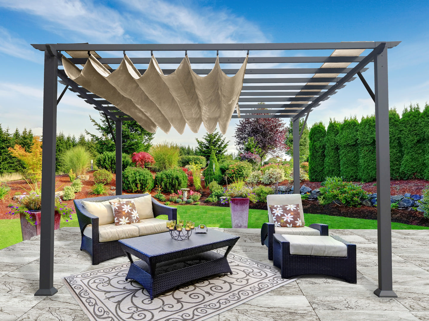 Florence Soft Top Pergola