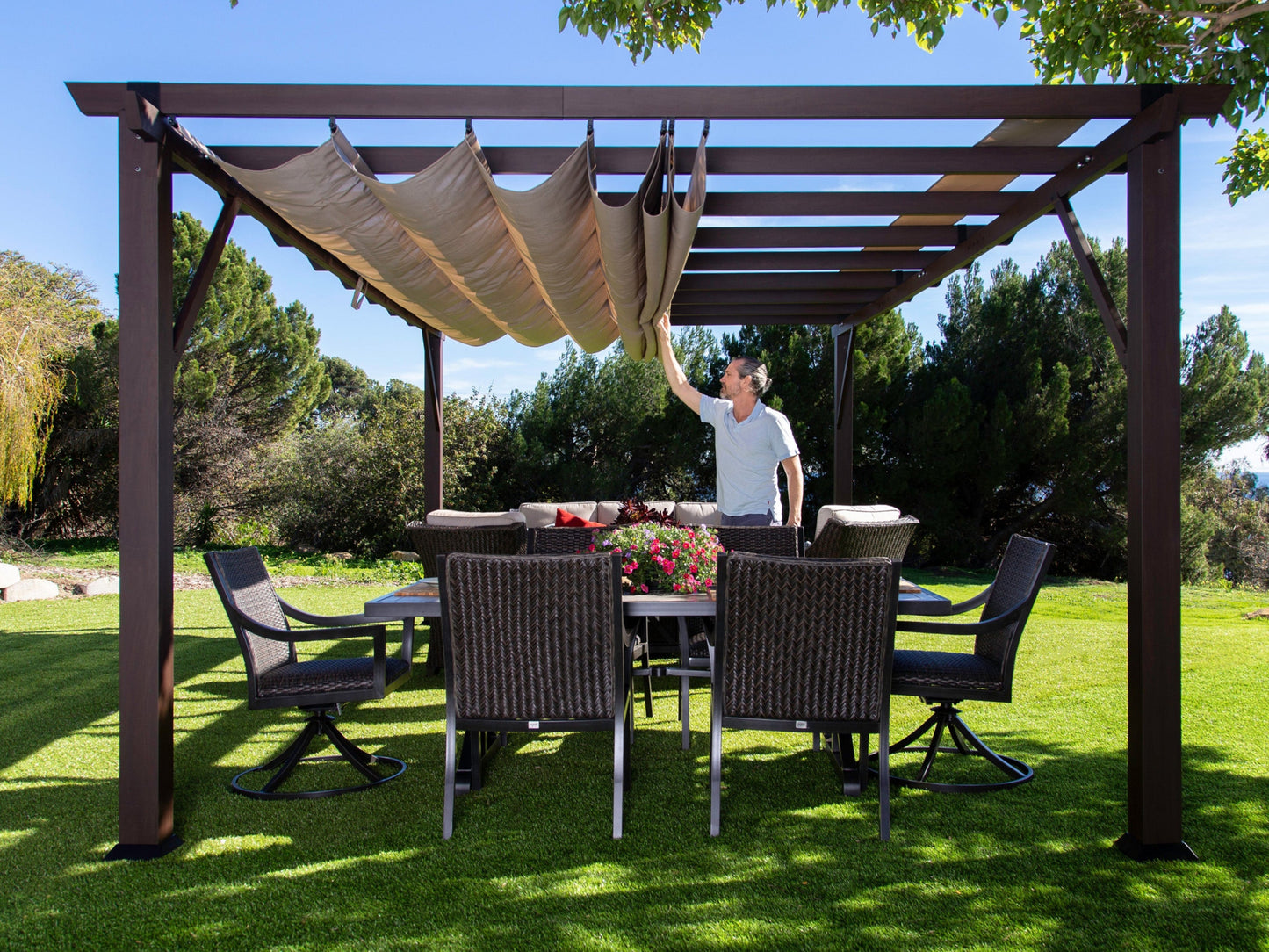 Modena Soft Top Pergola