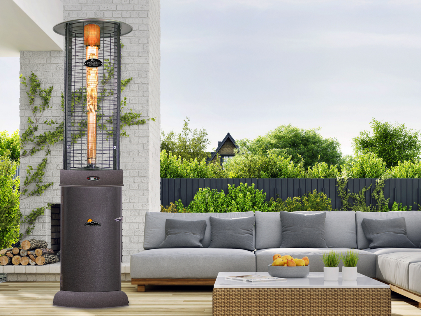 32,000 BTU Shine Round Tower Heater