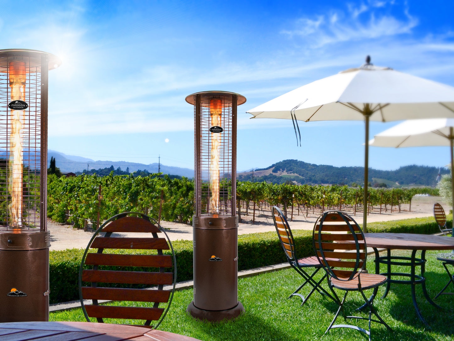 32,000 BTU Shine Round Tower Heater