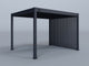 10'x12' Lugano Pergola with (3) 10' Vertical Deco Panels