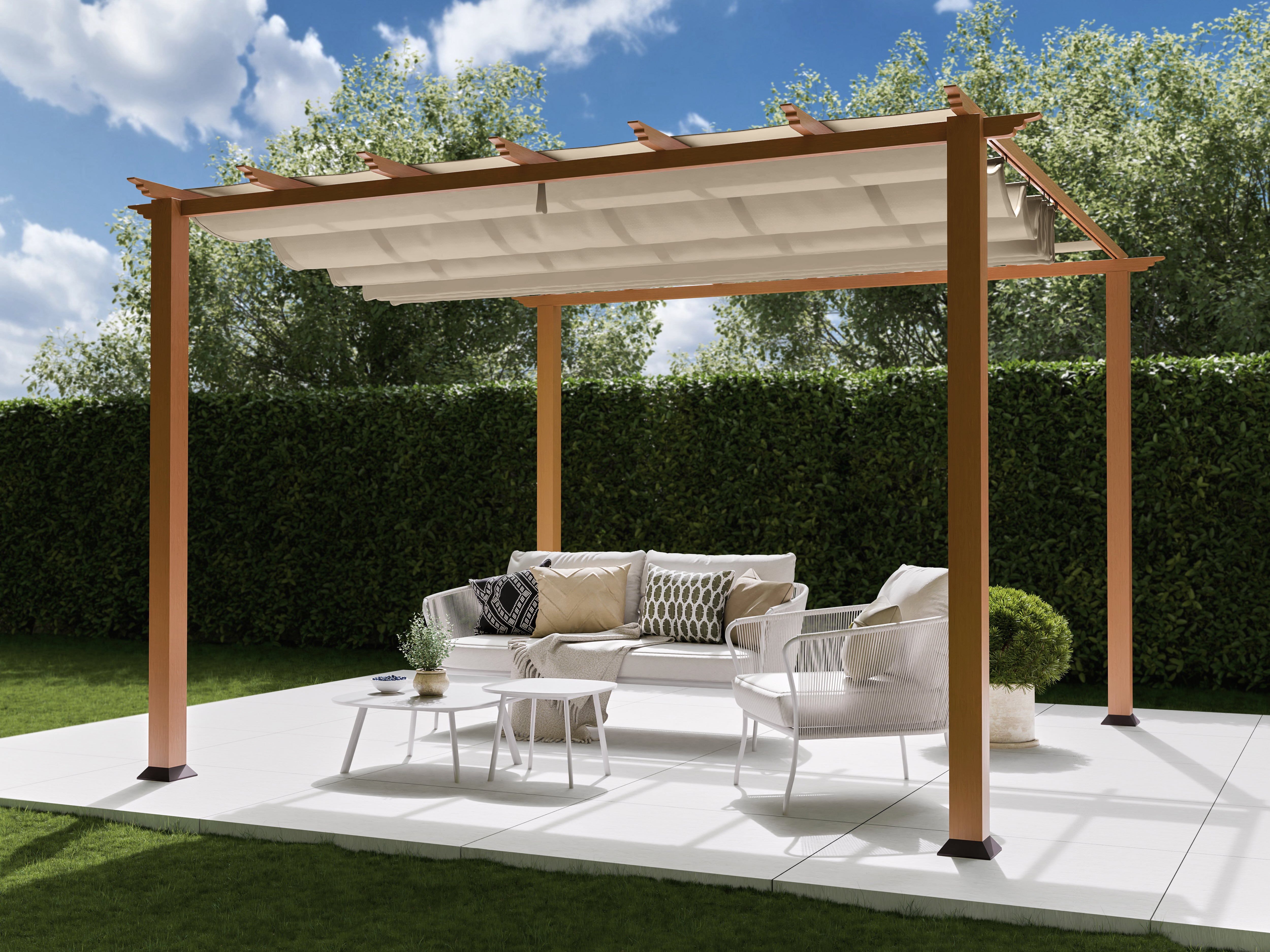 Florence Soft Top Pergola