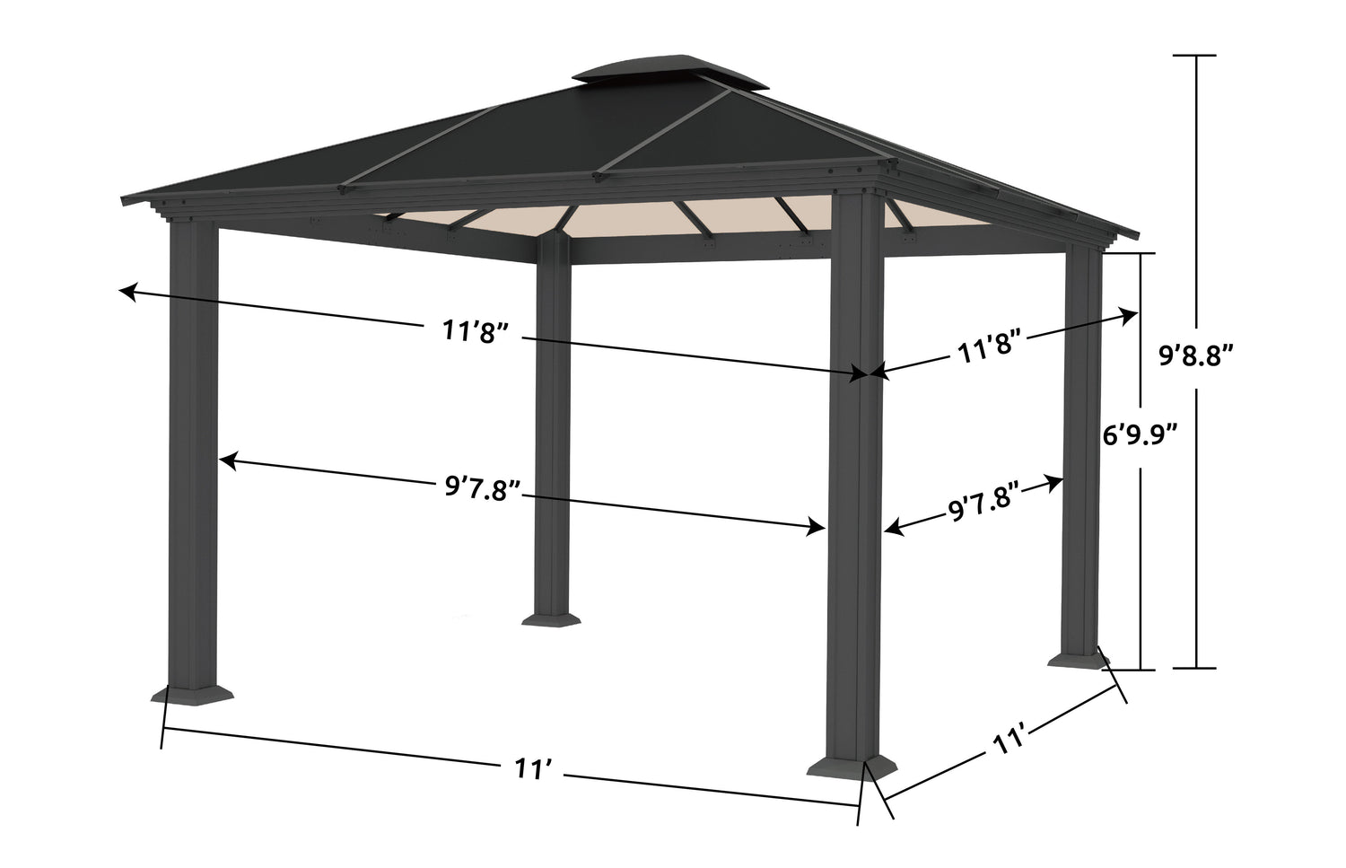 12' x 12' Size