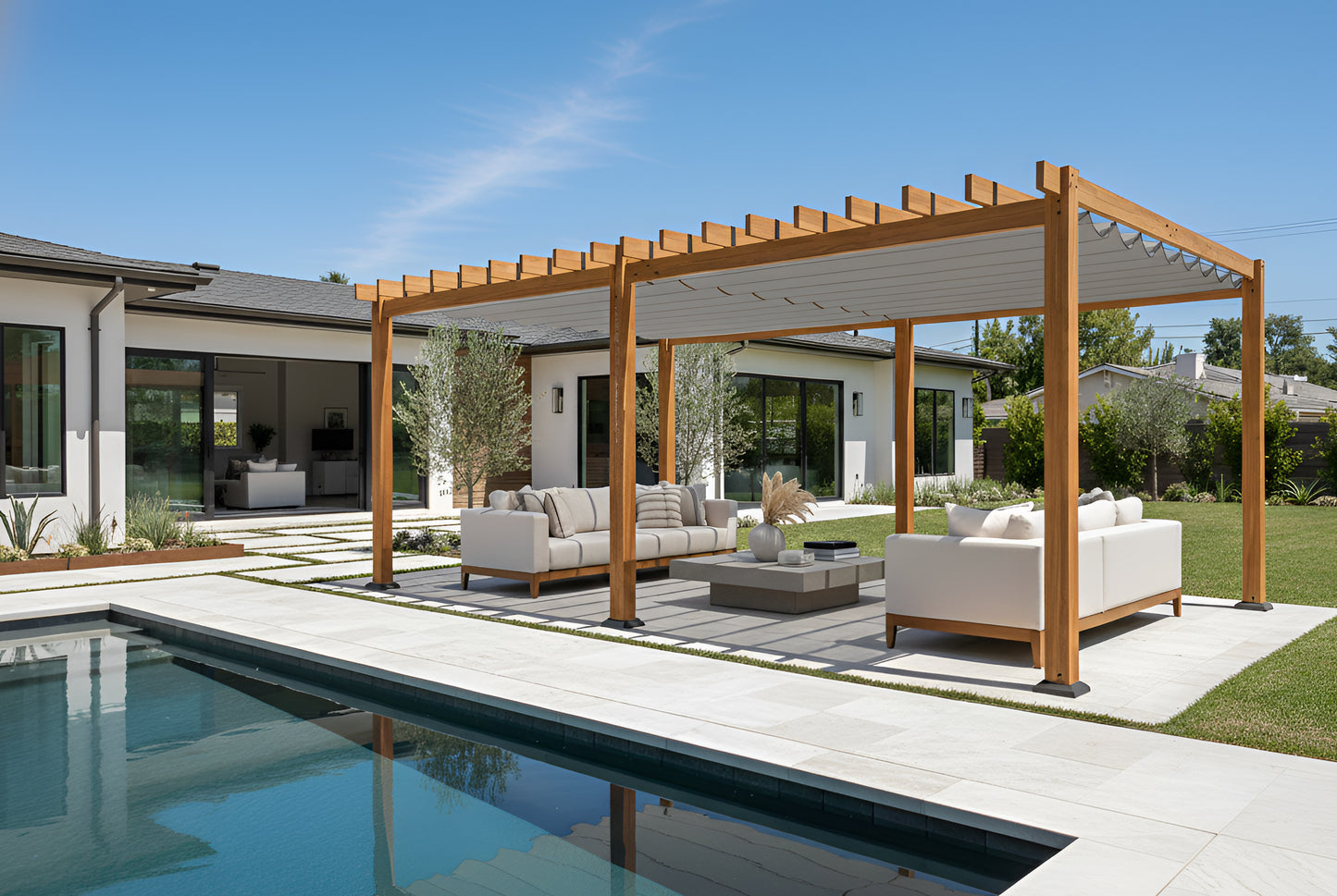 California Soft Top Pergola