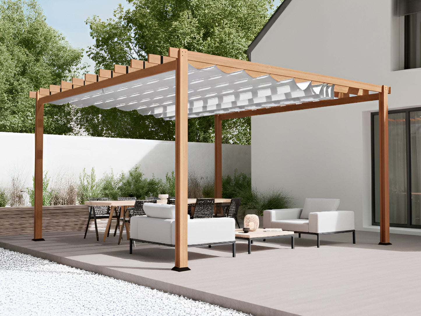 California Soft Top Pergola
