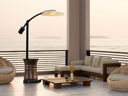 32,000 BTU Arc Cantilever Infrared Patio Heater