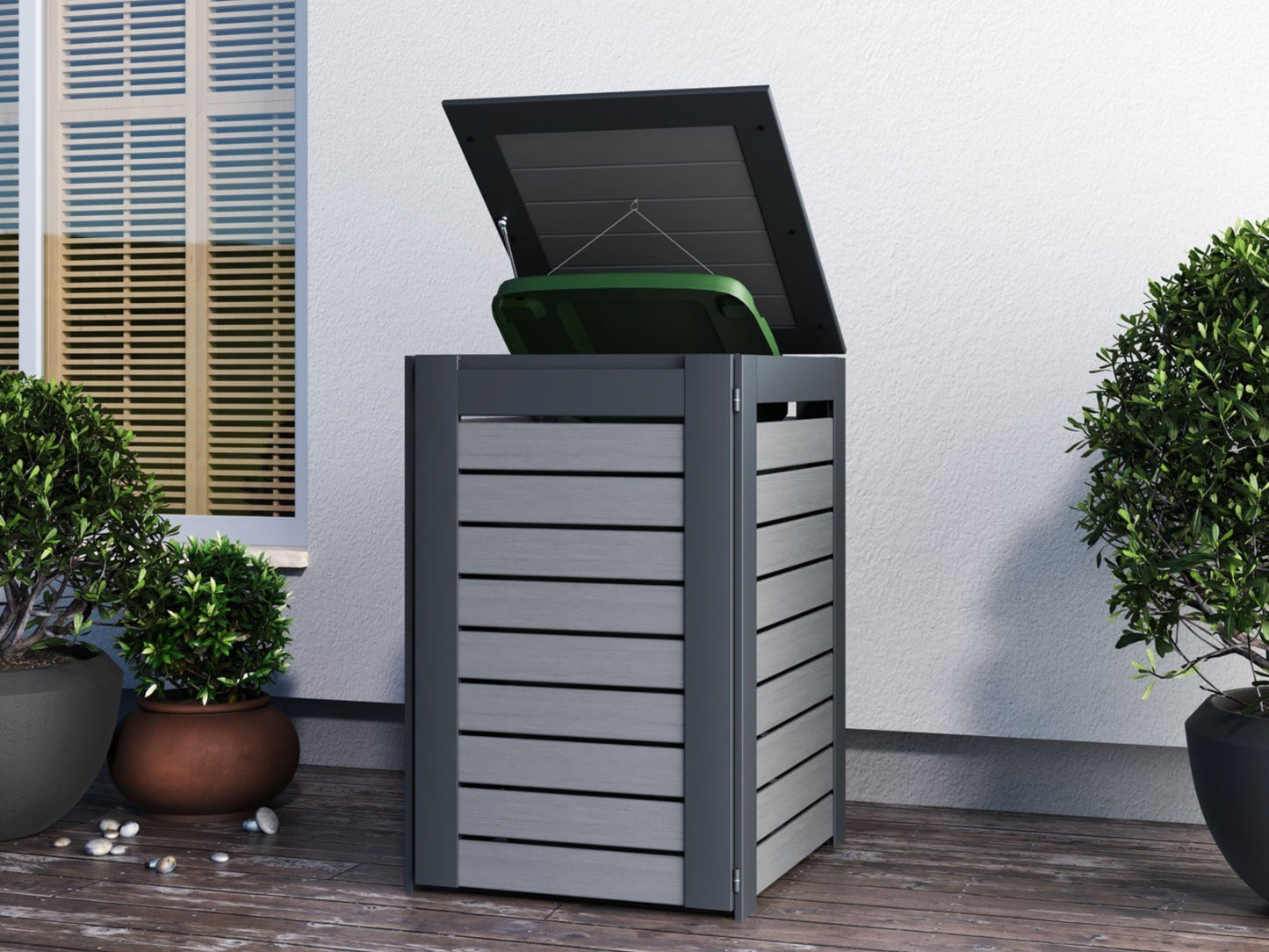Hideaway Garbage Bin Enclosure