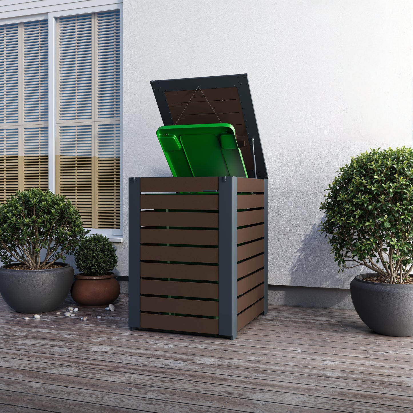 Hideaway Garbage Bin Enclosure