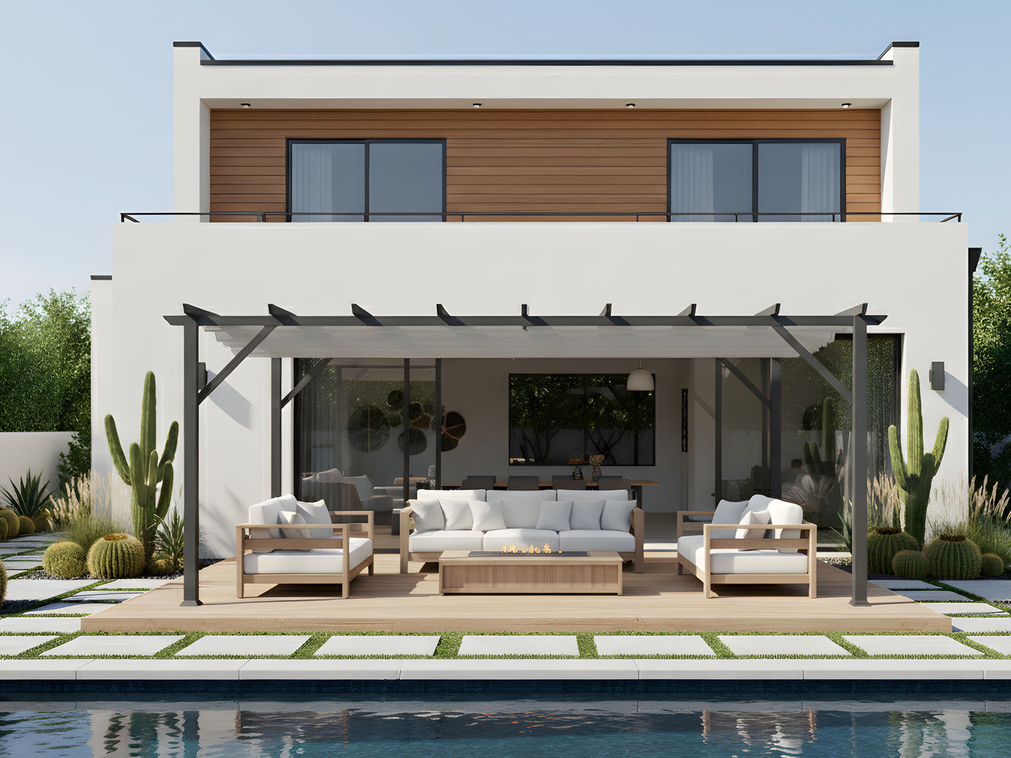 Modena Soft Top Pergola