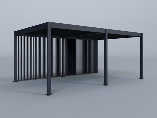 12'x20' Grand Tuscan with (6) 10' Fixed Vertical Deco Panels
