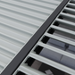 Close up of the Lugano louvers