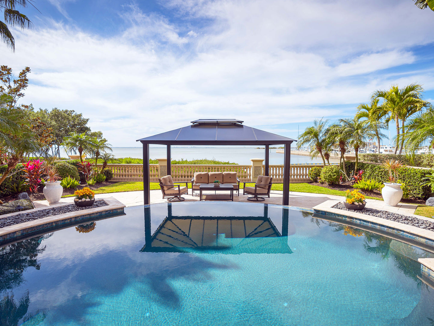 Santa Monica Hard Top Gazebo