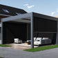 12'x14' Lugano Pergola  with Complete Wind Screen Set