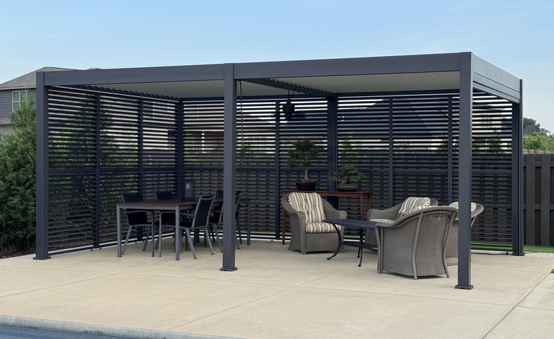 Lugano 12 x20 Customer Image with Shutter Panels